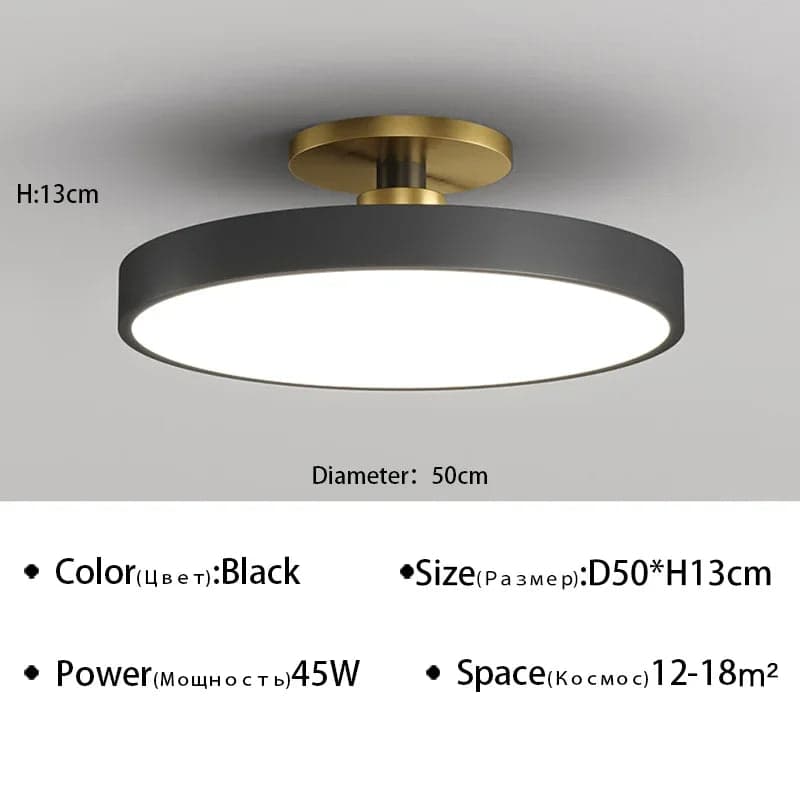 Lampa Sufitowa LED | Nowoczesny Design 1.5kg 3