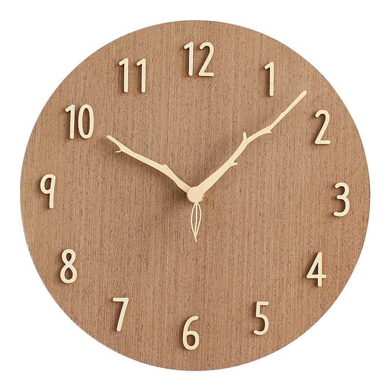 Zegar Ścienny Nordycki | Cichy Design 1.5kg 5