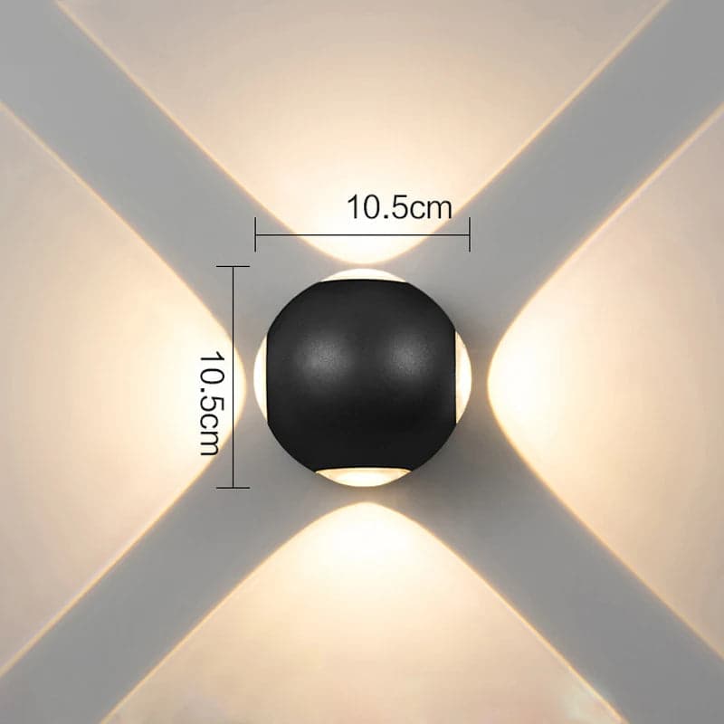 Kinkiet LED Zewnętrzny | Wodoodporny 0.6 kg 6