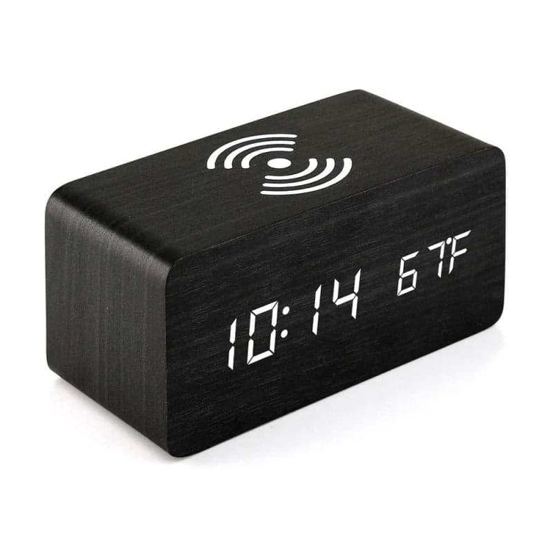 Drewniany Budzik LED | Styl Japandi | 0.5 kg 3