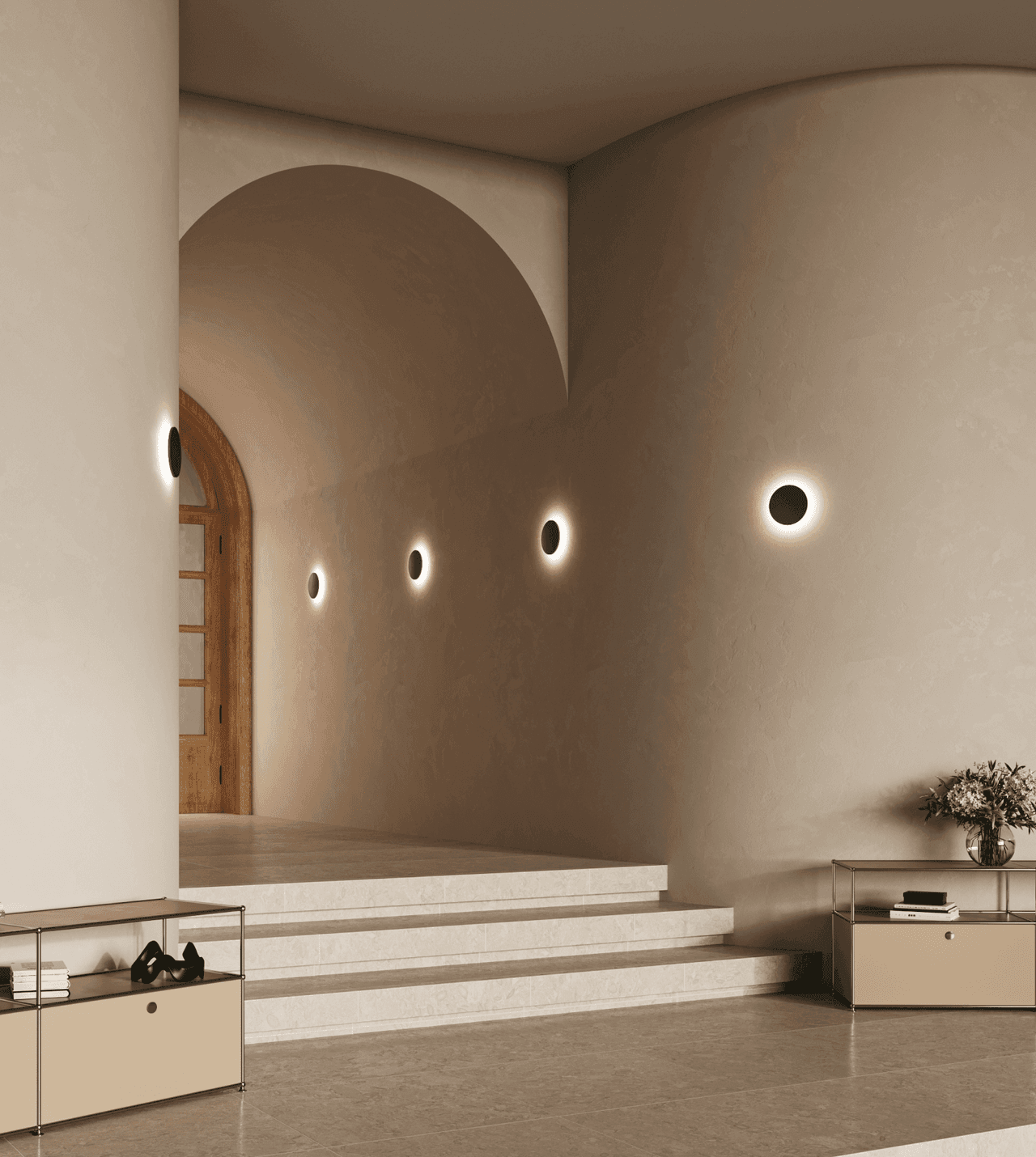 Lampa Ścienna DISC - Minimalistyczny Design